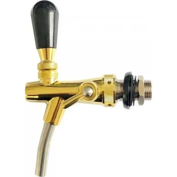 Příslušenství pro výčepní zařízení LINDR.CZ Výčepní kohout Celli zlatý 35mm