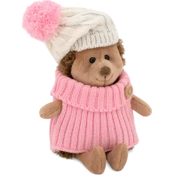 plyšák Ježčí slečna v růžovém svetříku od firmy ORANGE TOYS (Fluffy the Hedgehog in White/Pink Hat)