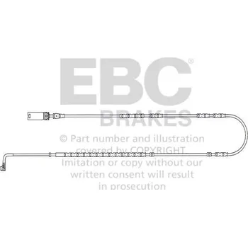 Brzda pro motocykl EFA132 Snímač opotřebení EBC Brakes