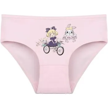 Souprava dámského spodního prádla EVONA a.s. Dívčí spodní kalhotky EVONA 840 | panenka sv. růžová Velikost: 122