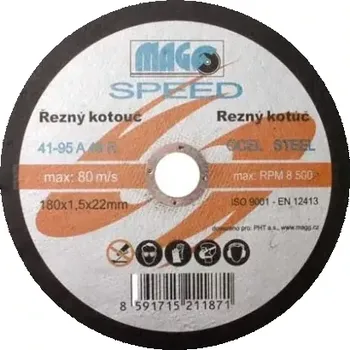 Řezný kotouč Řezný kotouč na kov 180 x 1,5 x 22 mm MAGG Speed