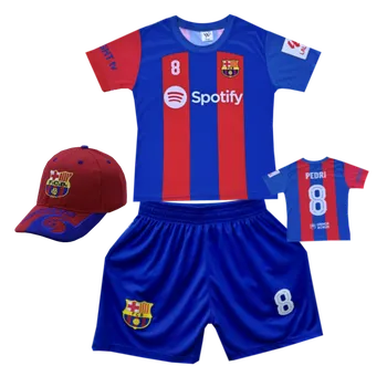Numberoplus Premium dětský fotbalový dres + fotbalová kšiltovka Barcelona FC - Pedro González López.Č08 Velikost: 11 roků (vel.140)
