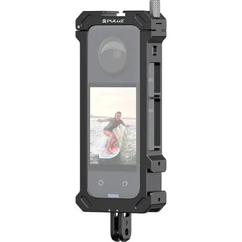 Kovová ochranná klec PULUZ s adaptérem pro stativ pro Insta360 X4