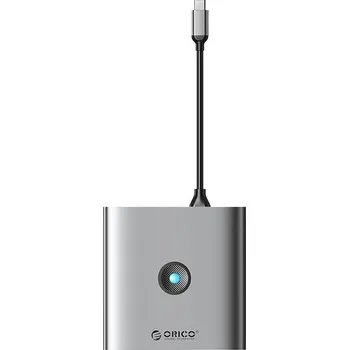 USB hub USB hub 6 v 1: HDMI, 2× USB‑A 3.0, USB‑C, 100W PD