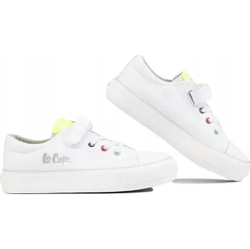 Chlapecká obuv Lee Cooper dětské tenisky bílé, velikost 33