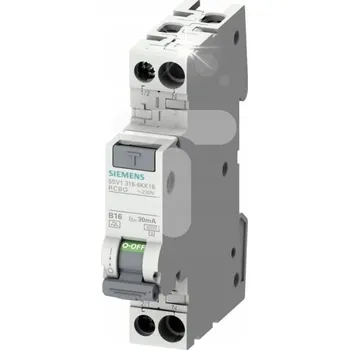 vypínač Kombinovaný jistič RCBO 16A C 5SV1316-7KK16