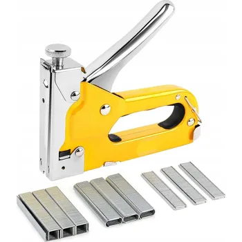 Sponkovačka Ruční hřebíkovačka, nastavitelná, na dřevo a DIY, 600 sponek