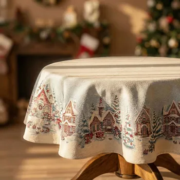 ubrus Vánoční ubrus kulatý RUNNER prům. 160 cm