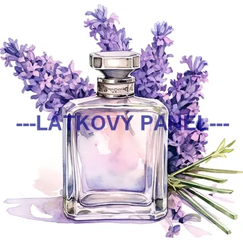 Látkový panel - Levandule - LE-143 Velikost: 20x20cm, Materiál: Teplákovina nepočesaná