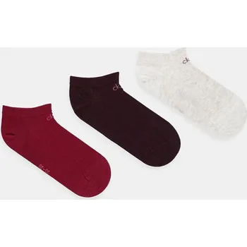 Kotníkové ponožky Calvin Klein 3-pack 701234369 béžová 80E, vel. 39/42
