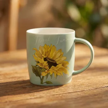 Hrnek se slunečnicemi FLORAL FANTASY 350 ml