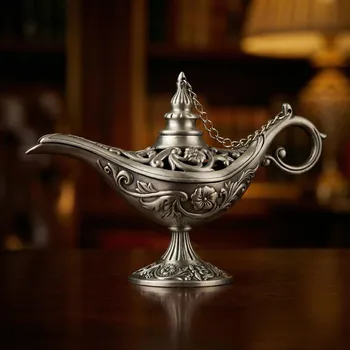 Lampička Dekorativní figurka Lampa Aladina 19,5 cm