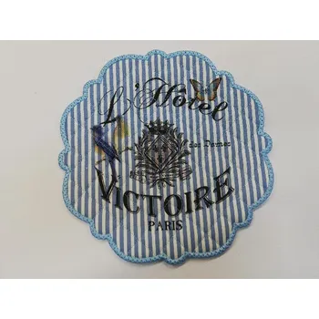 Nákupní taška Textilní prostírání na stůl kulaté 20cm - modré - L´Hotel Victoire