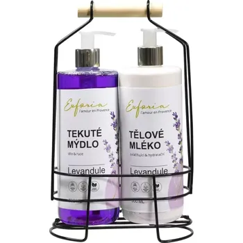 Kosmetická sada VIVACO Stylový set kosmetiky s levandulovým olejem EUFORIA