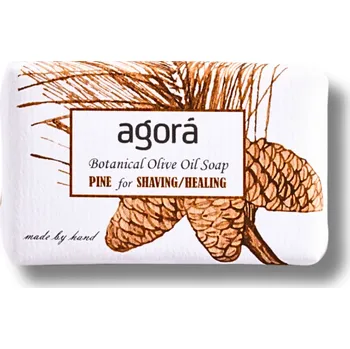Mýdlo Soaperb | Borovicové olivové mýdlo z kolekce Agorá Obsah: 50 g vhodné na holení • zklidňuje • ekzém, lupénka, akné • ručně vyráběné v Řecku