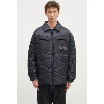 Bunda s příměsí vlny Napapijri A-Jaman, L, námořnická modř, 59X