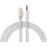 Nedis USB-C/3,5 mm jack, 1 m (CCTB65940AL10) stříbrný