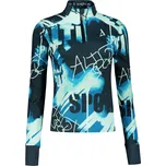Dámská sportovní mikina premium plus ALTISPORT VOJ/ALW076MI04 MODRÁ/ČERNÁ XXXL