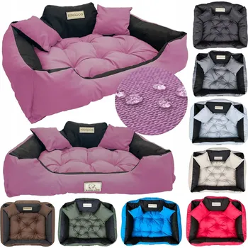 Pelíšek pro psa Pelíšek pro psa kotec KINGDOG 55x45 cm personalizovaná, voděodolná, růžová