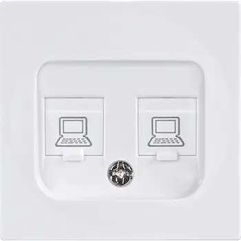 Elektrická zásuvka Internetová zásuvka nástěnná Viplast bílá