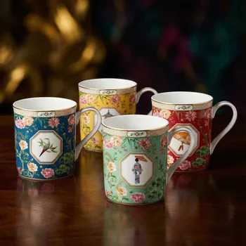 Hrníčky EASY LIFE 300 ml vícebarevné 4 ks