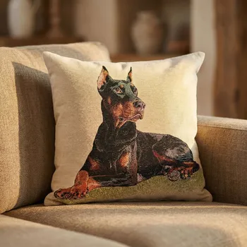 Povlak na polštářek Povlak s dobermanem FLOYD 45×45 cm