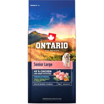 Krmivo pro psa Ontario Senior Large Chicken & Sweet Potatoes 24 kg