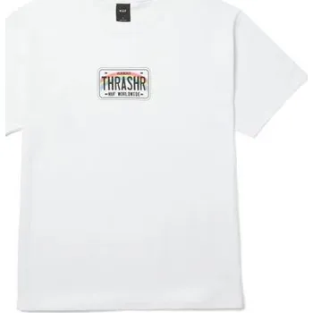 Pánské tričko TRIKO HUF License Plate - bílá - XXL + při osobním odběru 1 320 Kč