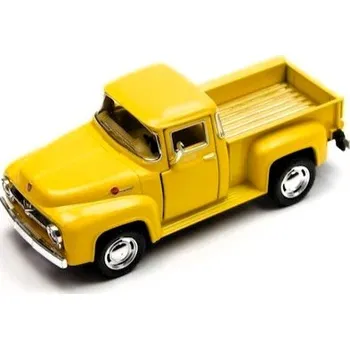 autíčko Ford F-100 Pick Up 1955 žlutá 1:24 - MotorMax Ford F 100 - kovový model