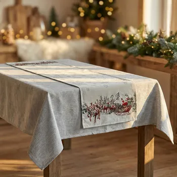 Vánoční dekorace Vánoční běhoun SLED 45 × 140 cm