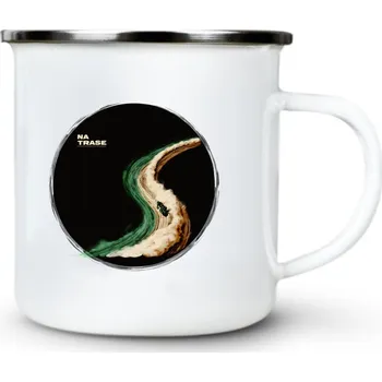 Na Trase - Plechový hrnek VELKÝ 400ml (500 ml po okraj) - 400 ml