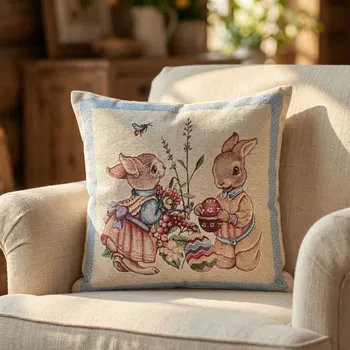 Povlak na polštářek Velikonoční povlak na polštář EASTER BEE 45 × 45 cm