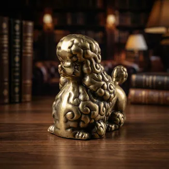 Pokladnička Pokladnička pudl 11 cm zlatá