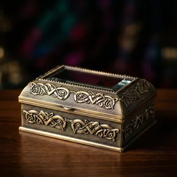 Šperkovnice Zdobená šperkovnice 9 cm