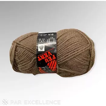 Příze Vlněná pletací příze hnědá