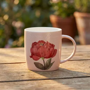 Hrnek s pivoňkou GLORIOUS BLOSSOM 350 ml