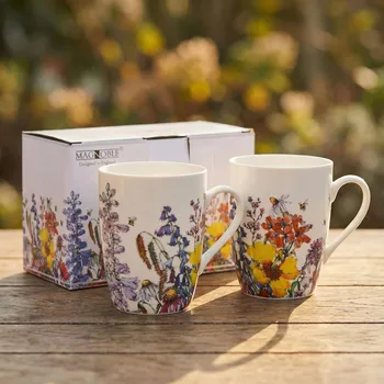 Hrníčky s květy MAGNOBLE 360 ml 2 ks