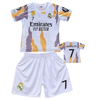 Fotbal Numberoplus Premium dětský fotbalový dres + fotbalová kšiltovka Real Madrid - Cristiano Ronaldo CR7 Velikost: 14 let ( vel.158)