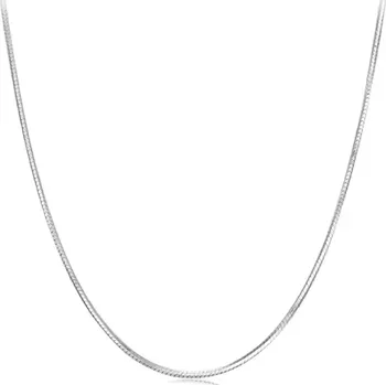 Náušnice For Silver Jemný hadí řetízek na krk 45 cm - Stříbro 925 Druh barvy: Stříbrná