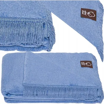 Prostěradlo Deka Unia bavlna 150 cm x 200 cm modrá