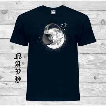 levne-bavlnene-vtipne-tricko-potisk-rock-Mesic-sluchatka Barva: Navy - tmavě modrá, velikost: 5XL