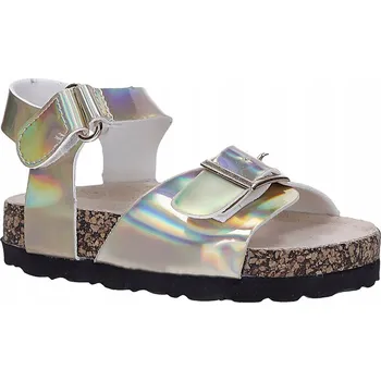 Dívčí sandály Casu dětské sandály eko kůže žluté, velikost 24