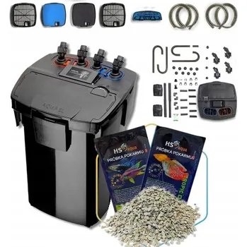 Akvarijní filtr Externí filtr Aquael Hypermax Link 4500 l/h biologický kanystrový filtr