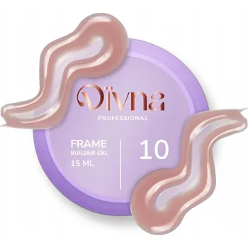 Lak na nehty DIVNA Frame Builder Gel 10 15 ml stavební gel barevný gel na nehty