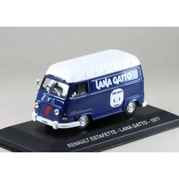 autíčko Hachette Renault Estafette Van Lana Gatto 1977 1:43 - časopis s modelem Renault - kovový model