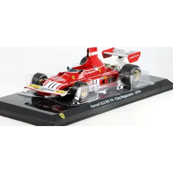 autíčko Altaya Ferrari 312 B3 74 #11 Clay Regazzoni 1974 1:24 - časopis modelem Ferrari 312 B3 - kovový model