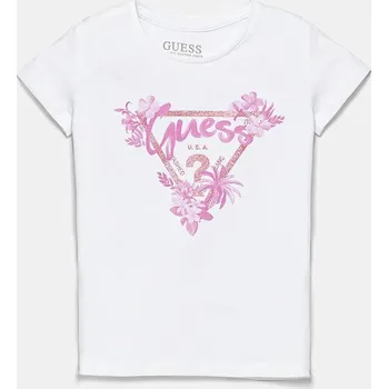 Chlapecké tričko Dětské tričko Guess bílá barva, K5GI14 K6YW4 K5GI14.K6YW4.PPYA 00X, vel. 118-122