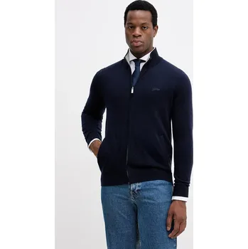 Oblečení a móda Kardigan s příměsí vlny Guess DARRELL M5YR28.Z0122 námořnická modř 59X, vel. M