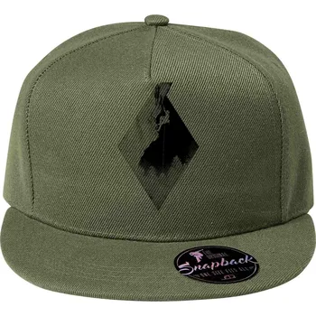 Pánské tričko Pevné lano, černý potisk - Kšiltovka, čepice 5P RAP - nastavitelná