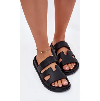 Dámské pantofle Pěnové Dámské Sandály Dimelle Barva: Černá, Velikost: 37